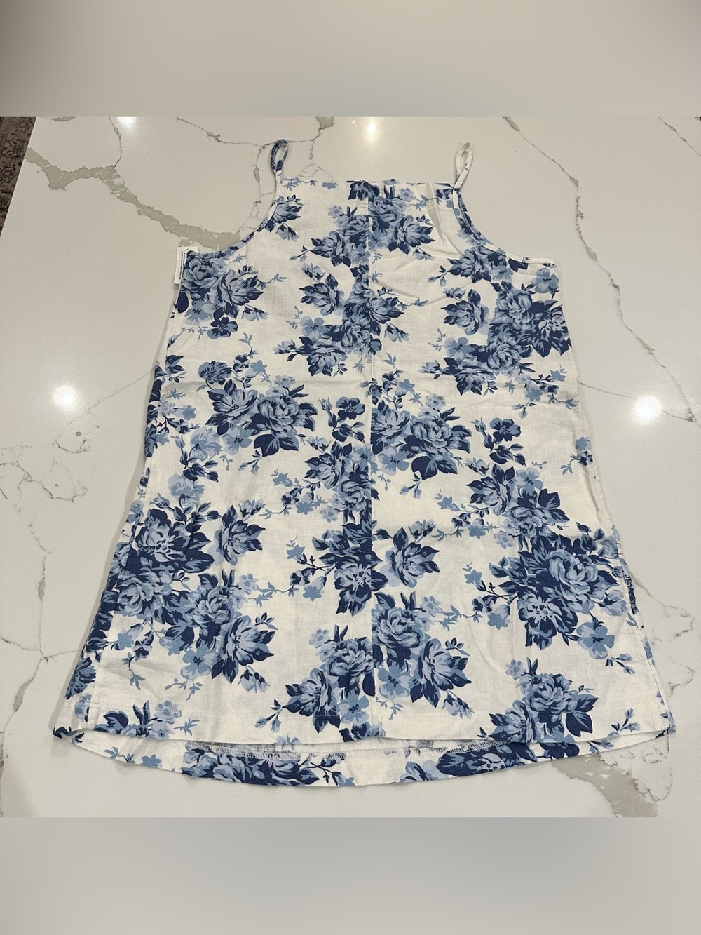 Old Navy Blue Floral Mini Shift Dress